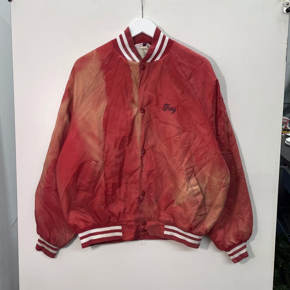 No Brand Men's Red and Orange Jacket